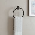 thumbnail image 5 of Design House Millbridge Wall Mounted Bathroom Towel Ring, Matte Black, 5 of 9