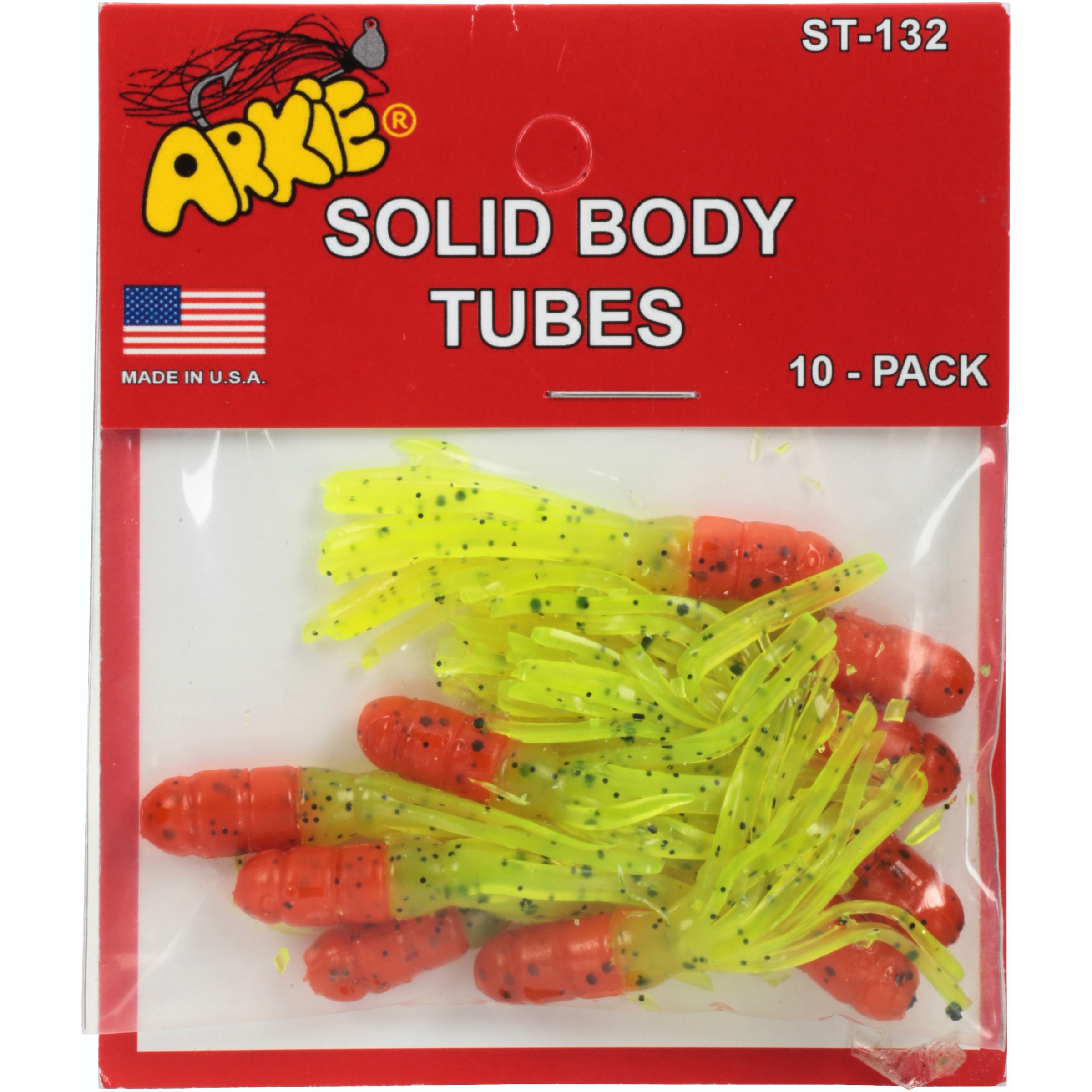 Arkie Lures Solid Body Fishing Tube, Color Cajun Cricket
