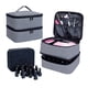 thumbnail image 5 of Organizador portátil de esmalte de uñas UOZL de doble capa, gris, 5 of 6