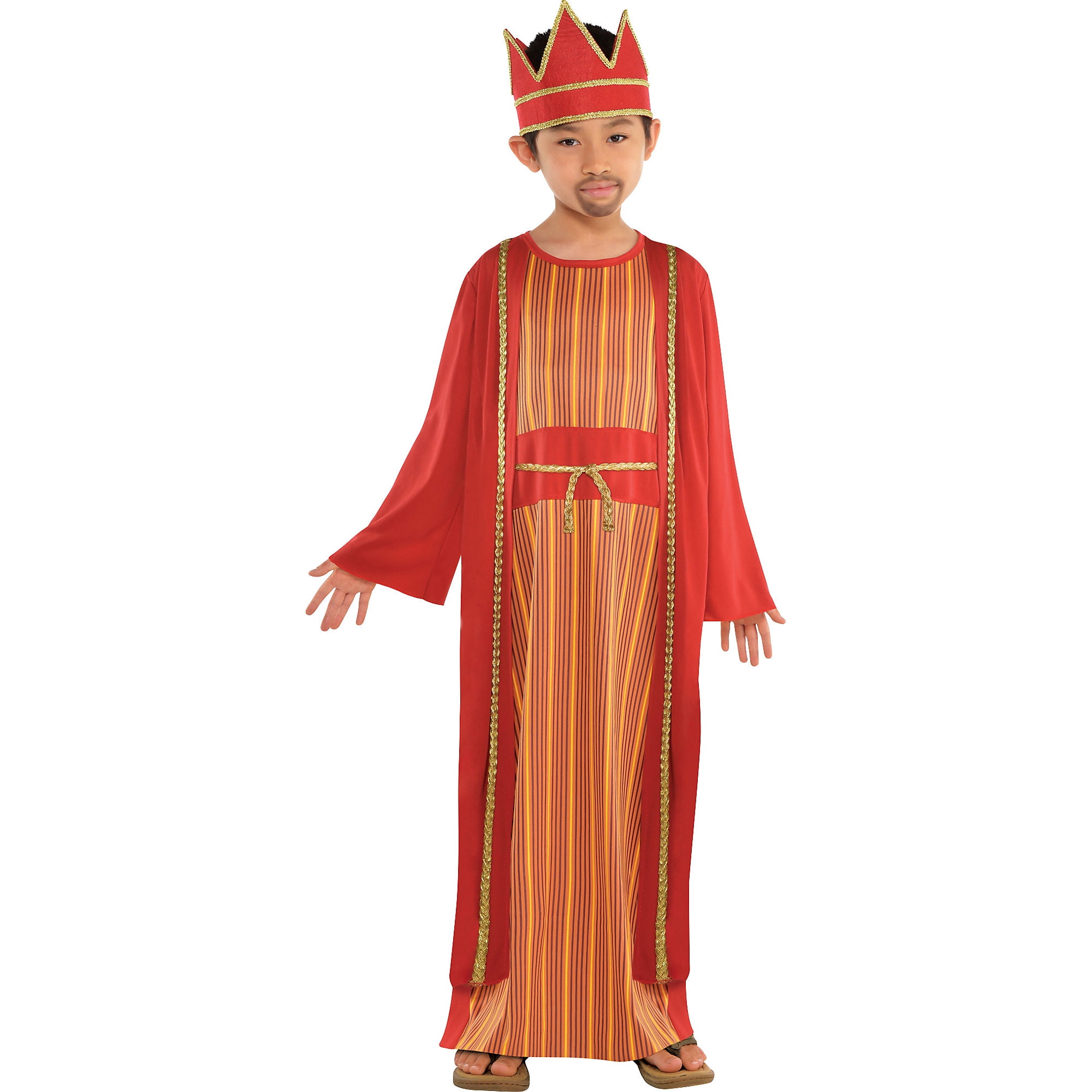 Amscan Balthazar Wise Man Costume for Boys, Bible Costumes for Kids ...