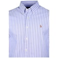 thumbnail image 2 of Polo Ralph Lauren Men's Long Sleeve Button Down Oxford Shirt-Blue/White, 2 of 3