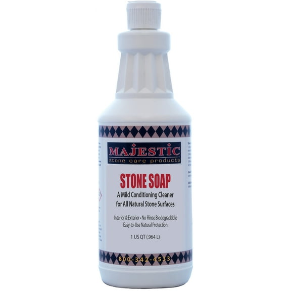 Majestic Stone Soap Qt. : Natural Stone Surface Cleaner and Conditioner