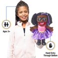 thumbnail image 2 of 14" Superhero, Black Girl, Hand Puppet, 2 of 6