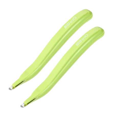 Uxcell Magnetic Staplers Puller Office Home Staple Remover Tools, Green 2 Pack