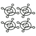 thumbnail image 1 of Unique Bargains 40mm Fan Finger Grill Metal Grill Protector Guard Fan Protective Cover 4 Pack, 1 of 6