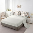 thumbnail image 5 of Manfei Western Cowboy Twin Bedding Sets 7-Piece, Brown Farm Horse Bedding Comforter Set, Tropical Desert Cactus Sheet Sets, Breathable Bedroom Decor, 5 of 8