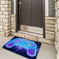 thumbnail image 4 of Gaming Controller Area Rug Soft Floor Mat With Game Controller Design Stain Carpet For Bedroom Game Room Living Room Home For Players Streamers,40cmx60cm,Blue, 4 of 9