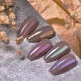 thumbnail image 3 of 011 6-Color Solid Aurora Mirror Nail Powder Set with 2 Sponge Sticks, Multi-Color Shimmer Pigment for DIY Manicure, Optional Types Available, Compact Size 67*48*30mm, Lightweight 120g Package, 3 of 6