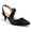 Black PU, variant on Bocca Women's Heel Pumps Nude 2 inch Slingback Dress Shoes 8.5M