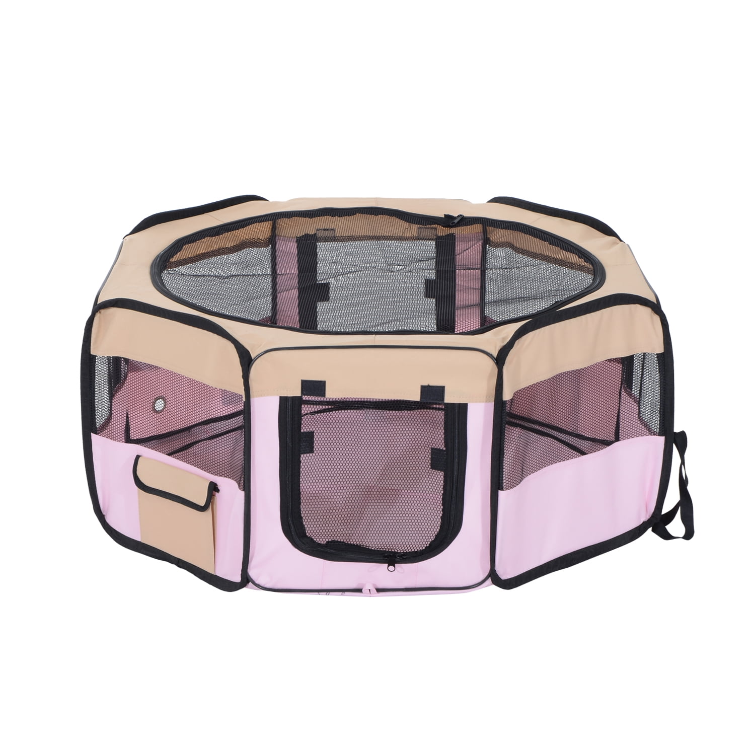 Pet Play Pen 37.4” Playpen Exercise Dog Puppy Cat Fence Portable