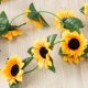 thumbnail image 5 of Kearding Accesorio de vid de girasol falso, colgante de flor para interior y exterior, diseño de escena, decoración de plantas artificiales DIY, adorno Decoración Kearding HA065848-00, 5 of 6