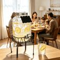 thumbnail image 4 of 1 Gallon Glass Drink Dispensers for Parties, TAIMASI Beverage Dispenser with Stand & Ice Cylinder, Leakproof Lemonade Drink Dispenser for Sun Tea, Homemade Juice, 4 of 8