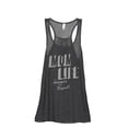 thumbnail image 1 of Mom Life To Insanity And Beyond Women's Fashion Sleeveless Flowy Racerback Workout Yoga Tank Top Charcoal Grey Medium, 1 of 3