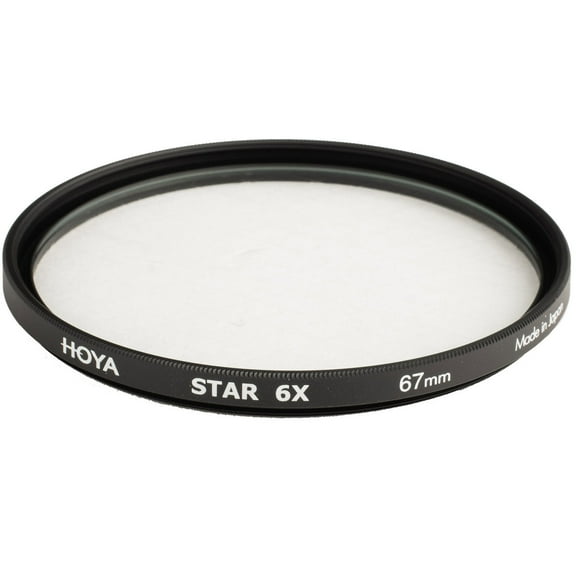 Hoya 67mm Creative Star 6X Cross Screen Glass Filter