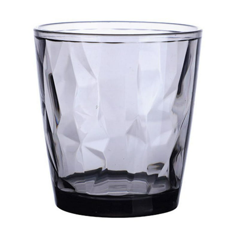 Plastic Drinking Glasses Tumblers Clear, 18 oz Lightweight and Stackable -  6 Pack by Osnell USA 