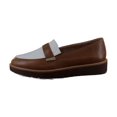 thumbnail image 2 of Naturalizer Adiline Women's Loafers & Slip-Ons Warm White/English Tea Color Block, 2 of 8
