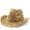 Khaki, variant on Ladies Hand‑Knitted Hollow‑Out Sun Hat Western‑Style Wide Brim Fisherman Hat for Travel Seaside Holiday