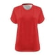 thumbnail image 4 of Hecho para Más Camisa Mujeres de Cuello en V de Gran Tamaño de Manga Corta Top Sólido, Base de Verano Deportivo Tee para el Uso Diario Y Casual Del Hogar, Bastidor de Imitación Ligero, 4 of 6
