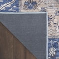 thumbnail image 3 of Nourison Washable Brilliance Medallion Indoor Bathroom, Kitchen Mat Rug Denim 2' x 3'9", 3 of 7