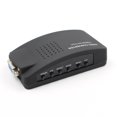 thumbnail image 4 of Convertidor de video portátil BNC a VGA Entrada de S-video compuesto a PC Adaptador de salida VGA Caja de interruptor digital Enchufe de EE. UU. Inevent DZ7636-01, 4 of 7