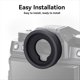thumbnail image 2 of Visor Ocular Redondo de Silicona para CáMaras para : Compatible con GFX100 II, GFX100S, GFX50S II, X-H2S, X-T5, 2 of 5
