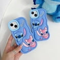 Cute Stitch Cartoon 3D Character Design Cases for Girls Boys Women