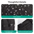 thumbnail image 5 of BAGSMART Travel Backpack, 30L Flight Approved Carry on Backpack, 17.3 Inch TSA Personal Item Suitcase for Travel, Quilted Black, 5 of 8