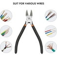 thumbnail image 4 of Heavy-duty Flush-cut Side Cutter, Precision Wire Cutter with Comfortable Anti-slip Handles, Reliable for General Use (6 Inch), 4 of 6