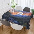 thumbnail image 2 of Yayeee Tablecloths for Rectangular Tables 54 x 54 inch Party Table Cover, Mountains and Forests, 2 of 6