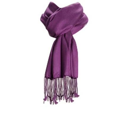 Peacock Shawl Scarf - Amtal Large Pashmina Soft Scarf Cashmere Shawl Wrap Stole in 40+ Solid Colors