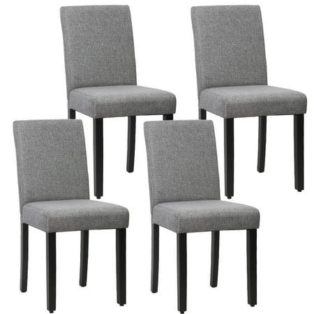 Dining Chair Set Of 4 Elegant Design Modern Fabric Upholstered Dining Chair For Dining Room