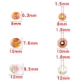 thumbnail image 4 of 10 piezas nuevas cuentas de vidrio de Murano de colores europeos, abalorios de plástico de Murano para niñas, pulseras de bricolaje, brazaletes, joyería para mujeres, envío directo, 4 of 5