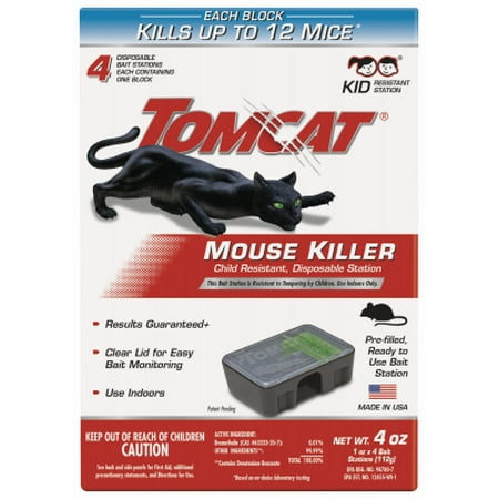 - Tomcat Disposable Bait Station, 4 pk