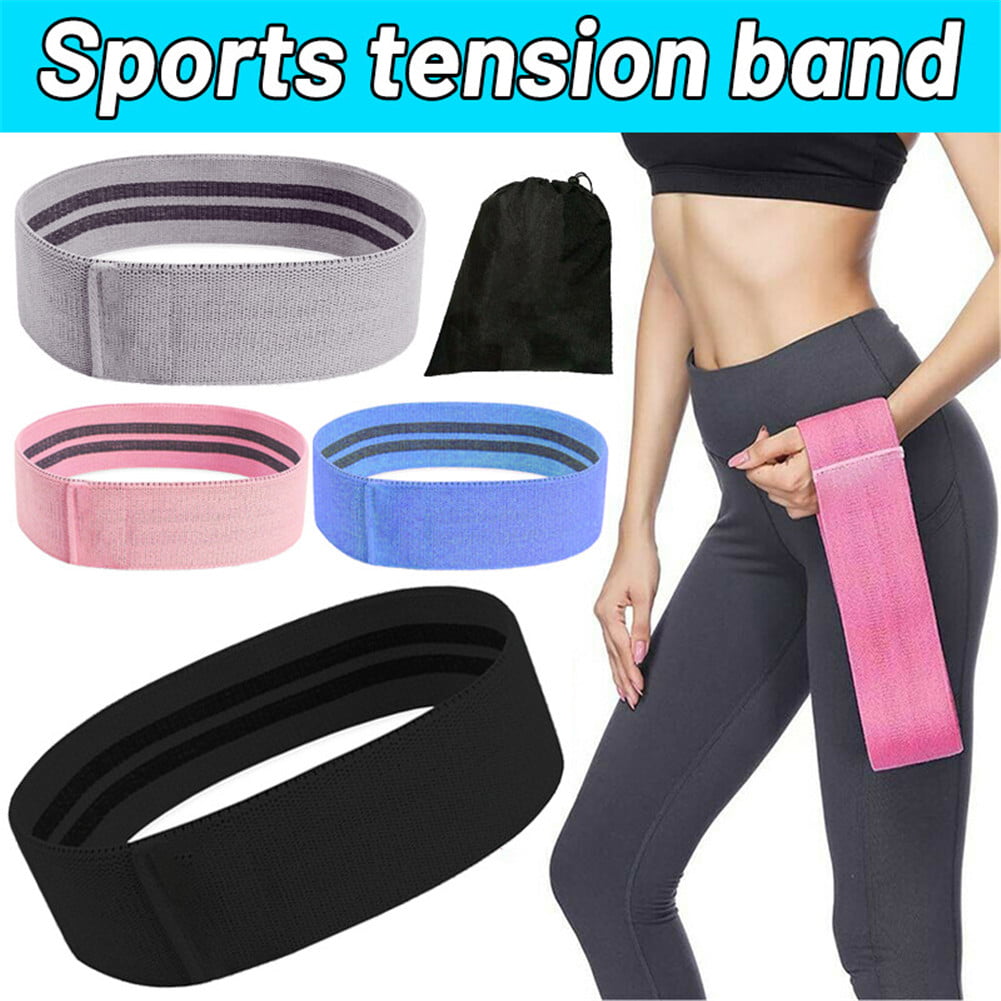 Ring Shape Non-Slip Elasticity Exercise Bands， Through The Training of Legs Hips and Waist to Make The Figure Slimmer 3 Models，It is The Best Training Equipment for Fitness and Shaping。 
