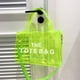 thumbnail image 5 of Bolso Bandolera para Mujer Bolso Hombro Transparente Con Letras Bolso Playa Verano (verde), 5 of 9
