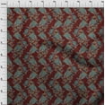 thumbnail image 3 of oneOone Silk Tabby Fabric Leaves|Floral & Paisley Block Print Fabric By Yard 42 Inch Wide, 3 of 4