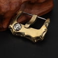 thumbnail image 4 of ZWP Hand-polished Bronze Buckle Strap 20 22 24MM Suitable For Non-brass Watch Pure Copper Leather Strap Buckle Fit For Men, 4 of 5