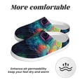 thumbnail image 6 of Picia Colorful Patterned Rabbit for Women's Lamb-hug Comfy Fleece House Slippers Memory Foam, Slip-on House Shoes Indoor Outdoor-44/45, 6 of 7
