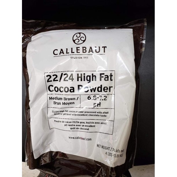Callebaut 22 24high Fat Cocoa Powder 4lb Walmart Com Walmart Com