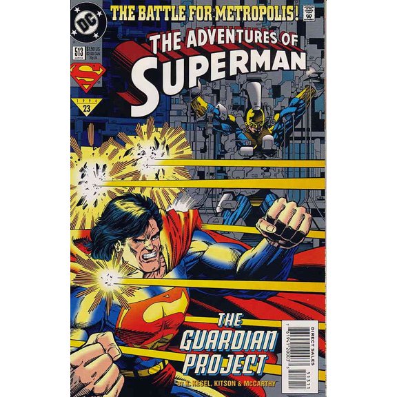Adventures of Superman #513 VF ; DC Comic Book