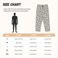 thumbnail image 4 of Bingfone Pajamas for Women,White Popcorn Pajama Pants with Pockets-Small, 4 of 7