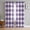 Grey Purple, variant on Navy Blue Check Sheer Curtains 63 Inch Length 2 Panels Set for Living Room/Bedroom, Farmhouse Buffalo Plaid Blue Semi Curtain Sheers Drapes Rod Pocket Curtains Window Treatment Set 52''x63''x2