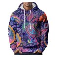 thumbnail image 2 of toraway Sweat à Capuche Mode Homme Léger Manches Longues Mode Décontracté Imprimé 3D Pull à Capuche S, 2 of 3