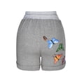 thumbnail image 4 of Dihao Plus Size Shorts for Women Clearance Womens Casual Butterfly Print Shorts Drawstring Elastic Waist Summer Shorts Comfy Pocketed Solid Pants, 4 of 4