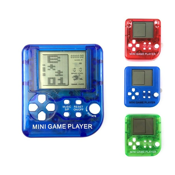 Zenbath Retro Tetris Game Box Mini Key Chain Kids Handheld Classic Games Machine With Keychain Ring Retro Mini Game Machine Handheld Game Console Walmart Com Walmart Com