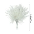 thumbnail image 3 of 20pc Glitter Christmas Branches, Artificial Floral Twig Picks for Tree Wreath Garland Decor, Flexible Plastic Glitter Stems for DIY Christmas Centerpieces, Vase Fillers, and Holiday Party Decoration, 3 of 8