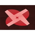 thumbnail image 1 of Ahgly Company Machine Washable Indoor Rectangle Transitional Maroon Red Area Rugs, 5' x 8', 1 of 7