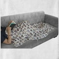thumbnail image 6 of Yoga Soft Flannel Fleece Blanket, Women in Yoga Class Lotus Position Stretching Relaxing and Meditating Exercise Design, Cozy Plush for Indoor and Outdoor Use, 50" x 70", Multicolor, by Ambesonne, 6 of 6