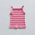 thumbnail image 6 of tarylea Newborn Baby Girls Camisole Tops Spaghetti Strap Cotton Tank Top Sleeveless Undershirts Striped Base Layer Vest, 6 of 6