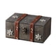 thumbnail image 2 of Caja de almacenamiento de joyas, cofre del tesoro, caja de regalo, porta baratijas, organizador de joyas para Gris, 2 of 9